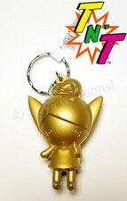 Disney Tinker Bell Monogram 3-D Figural Keychain Gold Fairy Toy series 3 Chaser