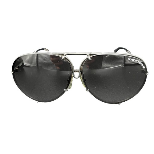HUGO Unisex Sunglasses Matte Ruthenium Metal Full Rim Frame  display picture 3
