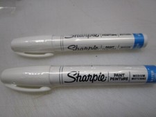 2 PACK White Sharpie Poster Paint Marker Medi...