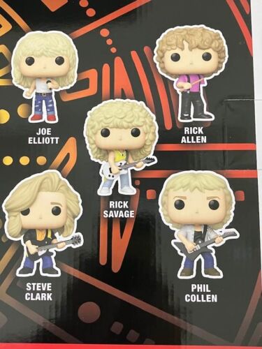 Funko 37 Álbumes Pop DEF LEPPARD HISTERIA Exclusivo Walmart 5 Figuras de Vinilo Rock - Imagen 4 de 11