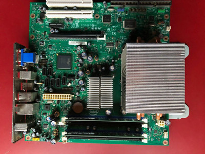 Intel DQ965CO getestet CPU Core 2 6600 / 2GB RAM Passive Kühlung Blende