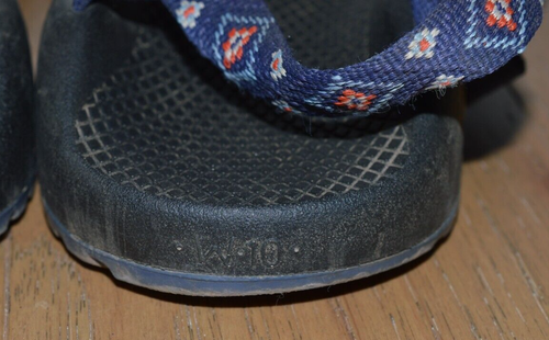 Chaco ZX2 Women’s 10 Sandals Classic Indigo Blue Purple Toe Ring Strappy - Picture 5 of 8