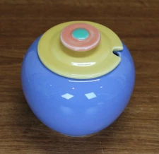 Lindt Stymeist - Colorways - Sugar Bowl w/ Lid - Blue - Yellow