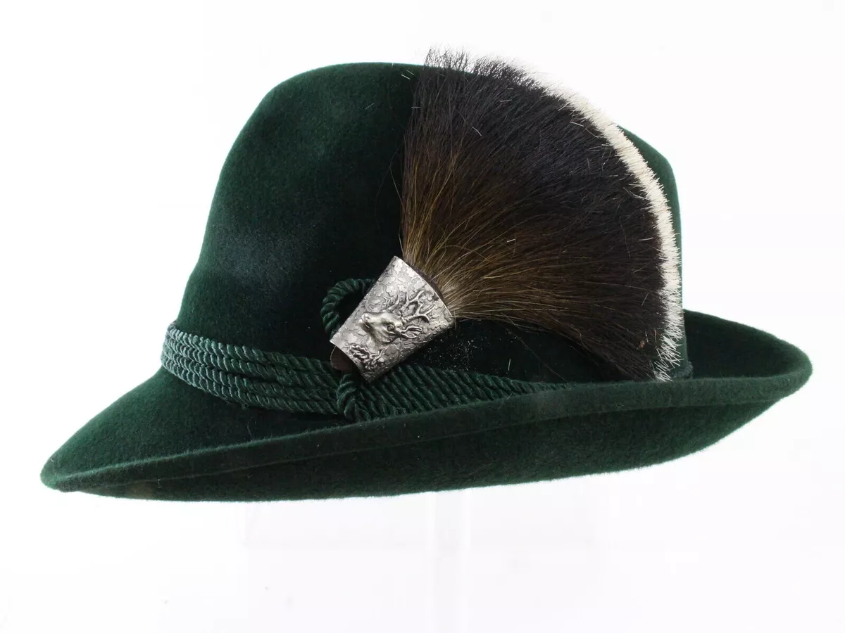 Biltmore Top Hatter Golden Pheasant Velour Mens Green Austrian Hat