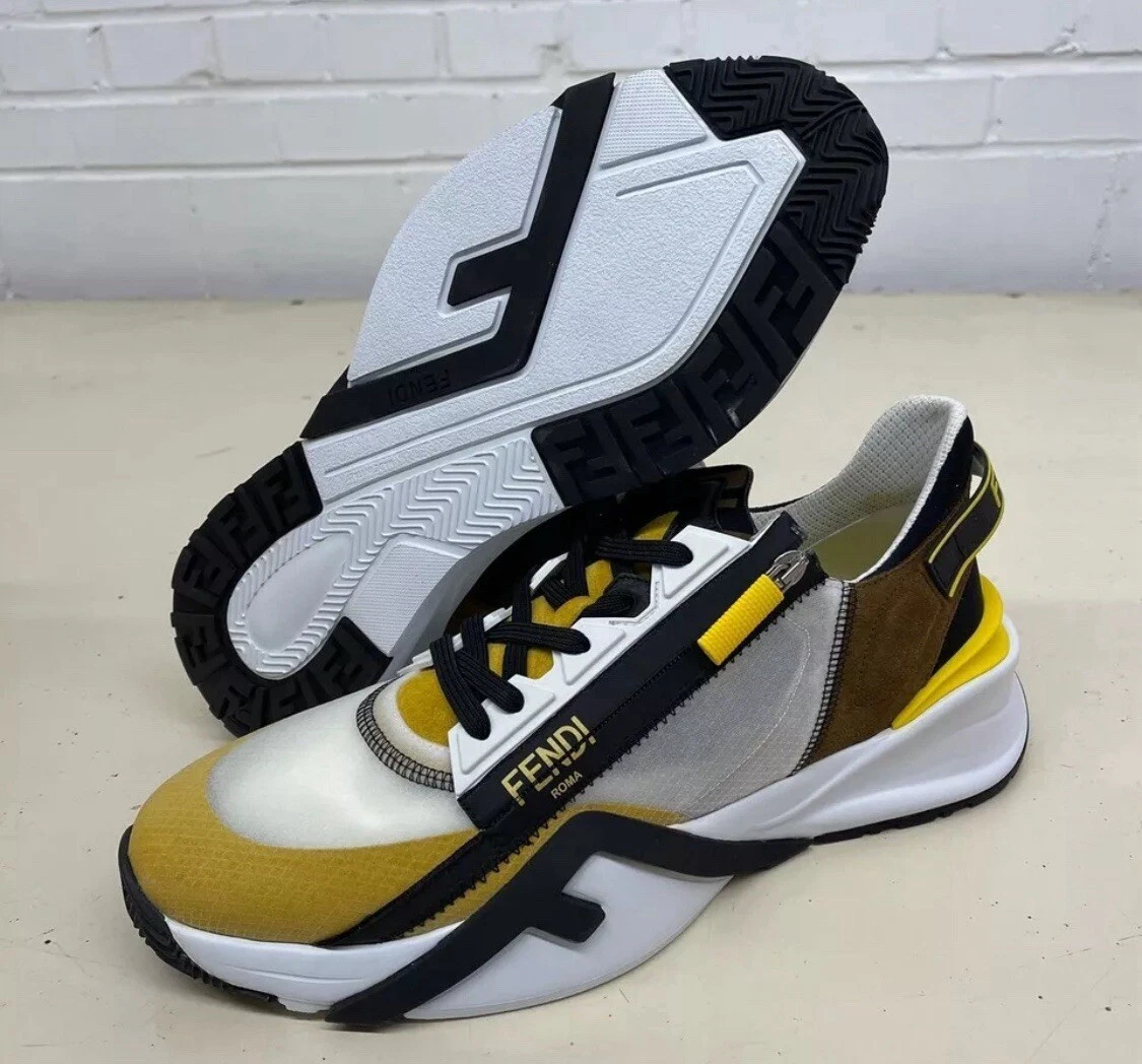 Fendi Low-Top White Yellow for sale | eBay