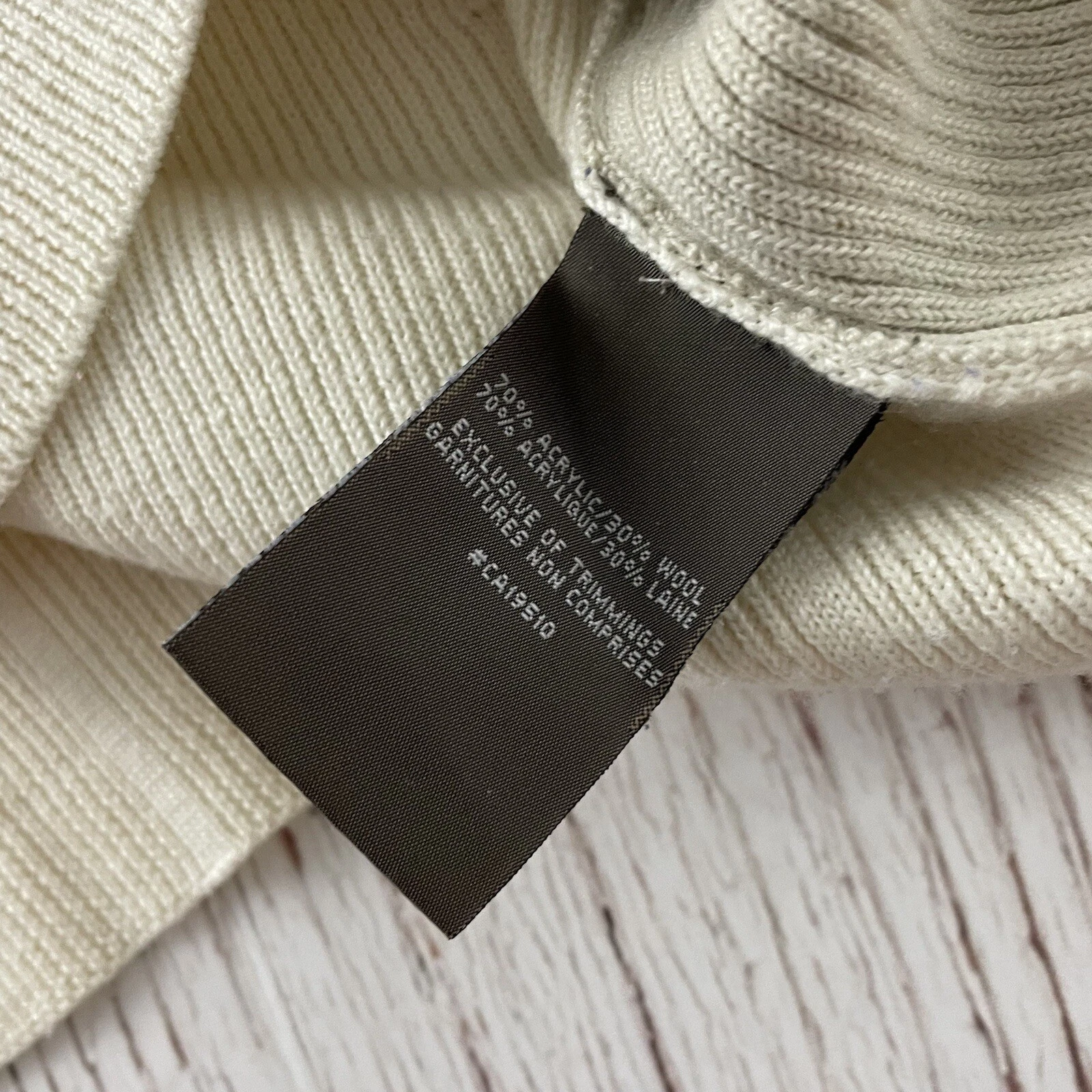 lole pullover 1/4 zip acrylic wool sweater