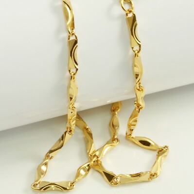 Kette 750 Gold 18 Karat vergoldet Goldkette mm 50 cm Damen