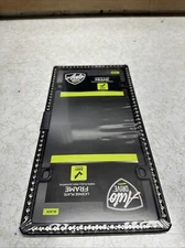 Auto Drive Black Metal Bling Automotive License Plate Frame 92854W