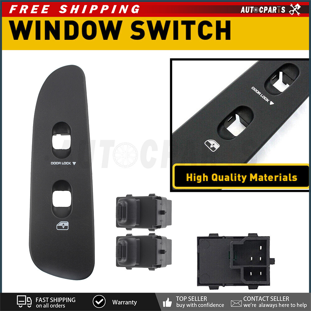 Passenger Window Switch &amp; Bezel 2003-04 2005 For Dodge Ram 1500