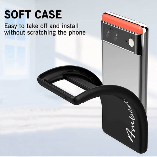 Personalised Heart Case For Google Pixel 9 7 Pro 6 6A 4A 8A Silicone Phone Cover - Picture 80 of 81