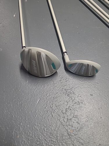Top Flite Junior Golf Club Set 6 clubs + Bag Kids Girls Youth Right Teal Whilte - Picture 11 of 15