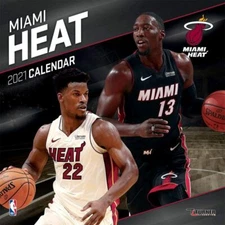 TURNER Sports Miami Heat 2021 12X12 Team Wall Calendar (21998011884) SEALED!!