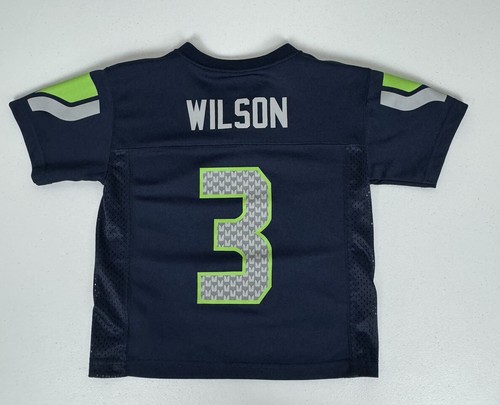 NFL Team Apparel Youth Seattle Seahawks Russell Wilson Football Jersey S/4 - Picture 5 of 5