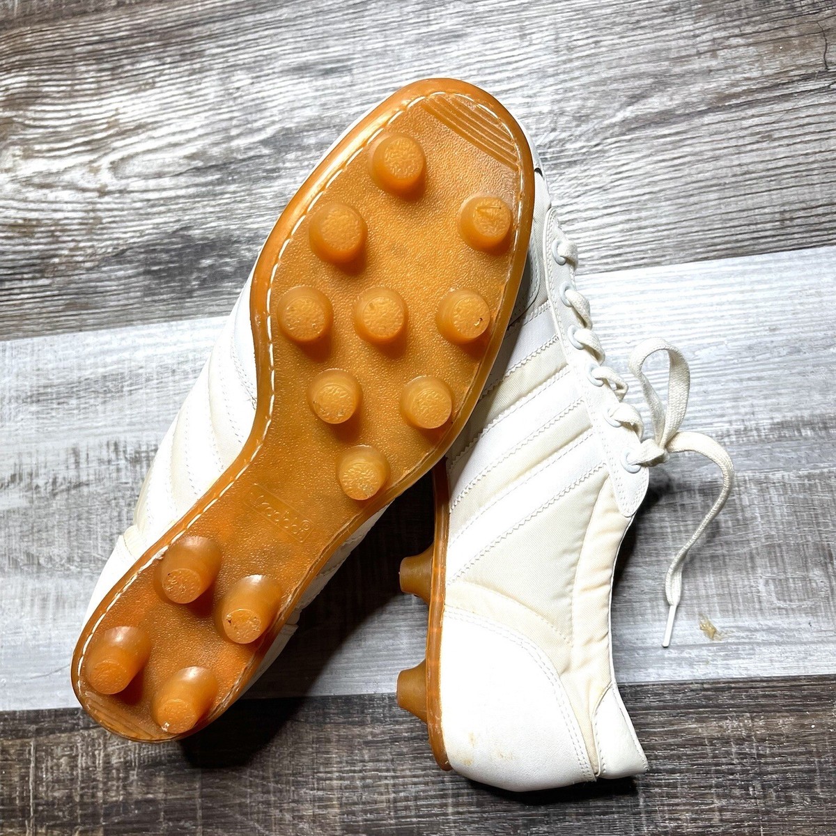 Vintage Adidas American Football Soccer Cleats Rare 80 display picture 2