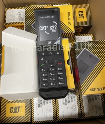 Unlocked CAT S22 Flip 16GB 2.8 Touchscreen Android IP68 water resistant 4G LTE