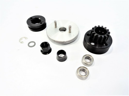 Kit Frizione Nitro 1:10 Tra6542 Tra5244 Kit Frizione Completo Per Traxxas Nitro - Campana, Frizione E Volano Per T-Maxx 3.3, Revo, Rustler Ricambio Per Revo 2.5 Rustler - Foto 4