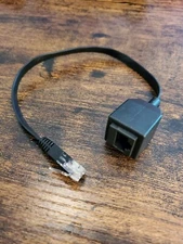 Slim Cable RJ45 Cat6 plug to Keystone Jack Assembly Jumper