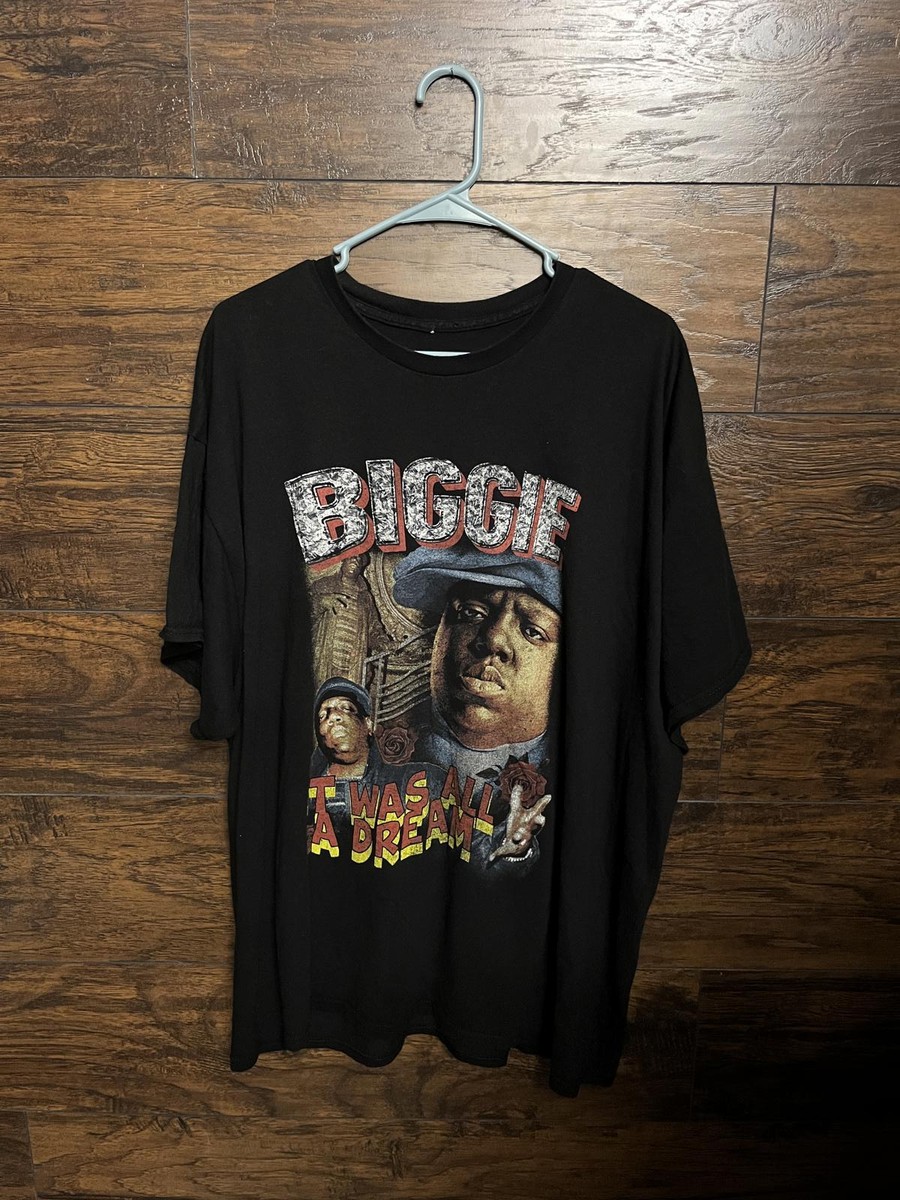 Biggie Smalls T-shirt It Was All a Dream Hip Hop Shirt - 2XL | eBay
