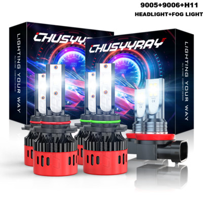 For Nissan Armada 2011-2015 6500K LED faros de alta baja niebla bombillas Combo
