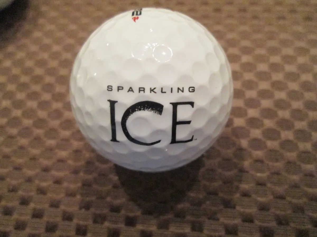 LOGO GOLF BALL-SPARKLING ICE.BOTTLED WATER