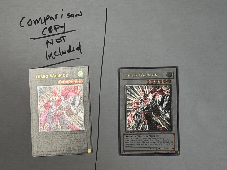 YUGIOH PINK Turbo Warrior CSOC-EN038 Ultimate Rare 1st Edition LP - Image 2 of 4