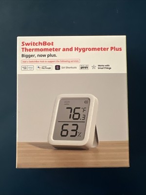 SwitchBot Thermometer And Hygrometer Plus