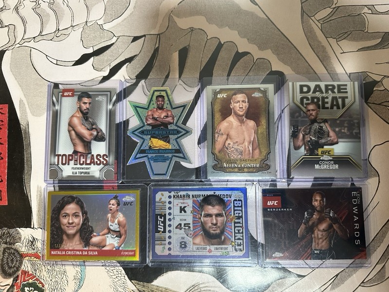 UFC Rare Insert Card Lot