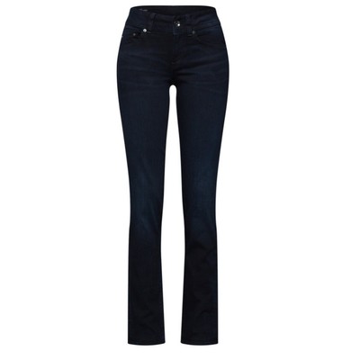G-Star Damen Jeans Midge Saddle Mid Straight Wmn dk aged Dunkelblau W26 L32