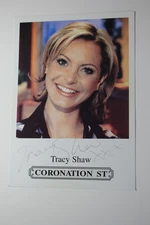Tracy Shaw (Coronation Street) Signed Cast Card