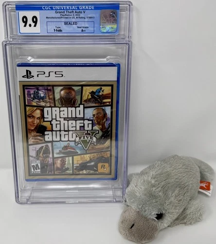 CGC Graded Grand Theft Auto V (GTA 5) NEW PS5 (1022784001, 9.9 A++)