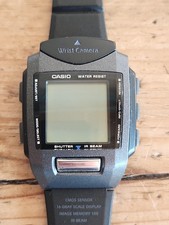 Casio WQV-1 Digital Wristwatch Camera Vintage Working Rare for
