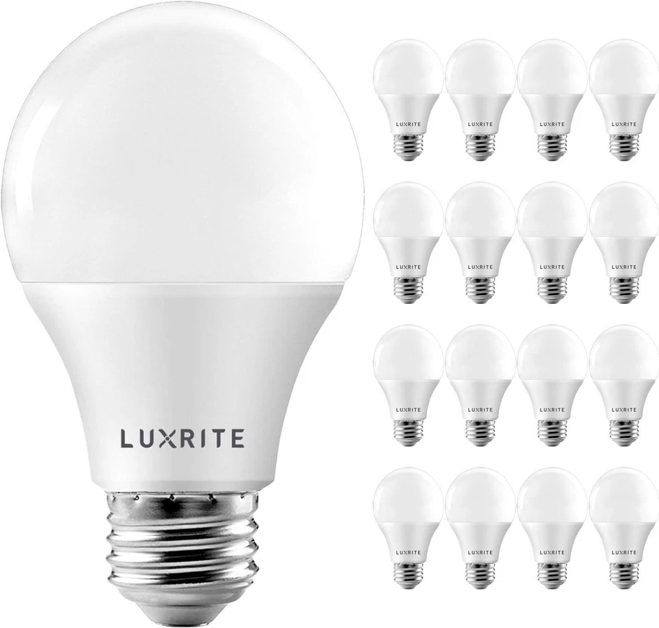 Reliable Soft White LED Bulbs 800 Lumens 16-Pack - Image 3 of 4