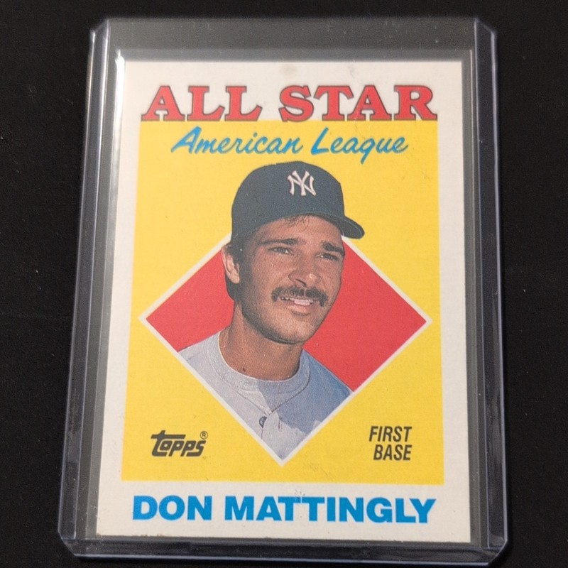 Topps 1988 Don Mattingly New York Yankees All-Star Base Card #386