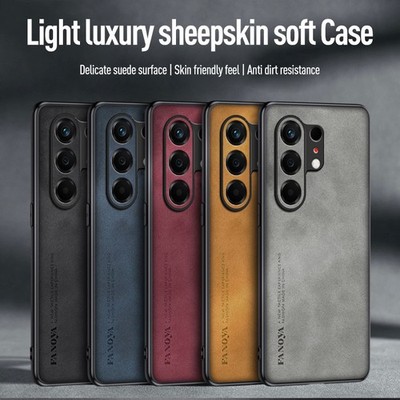 For Tecno Camon 50 4G, Luxury Retro Leather Business Soft Rubber Back Case Cover