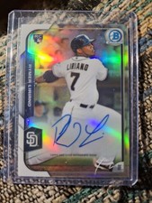 Rymer Liriano 2015 Topps Bowman Chrome RC Auto 032/499 Padres Rookie Autograph