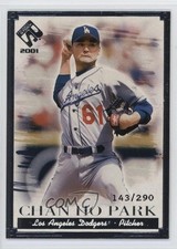 2001 Pacific Private Stock Silver Portraits 143/290 Chan Ho Park #63 4g8