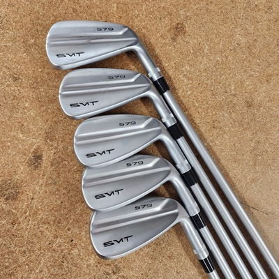 #ad USED SMT 579 6 PW Iron Set SMT Argent 60 Senior Flex Graphite Shafts $300.00