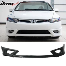 Fit 06-08 Honda Civic Coupe HF-P Style Front Bumper Lip Spoiler Splitter PU