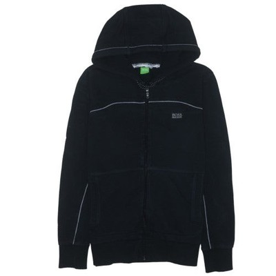 Hoodie Herren UK Größe XL HUGO BOSS schwarz Full Zip
