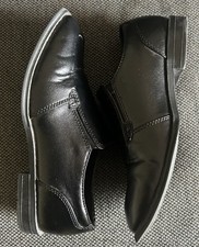 Sonoma Boy Dress Leather Slip-on Shoes With Memory Foam Insole Size 3 Med