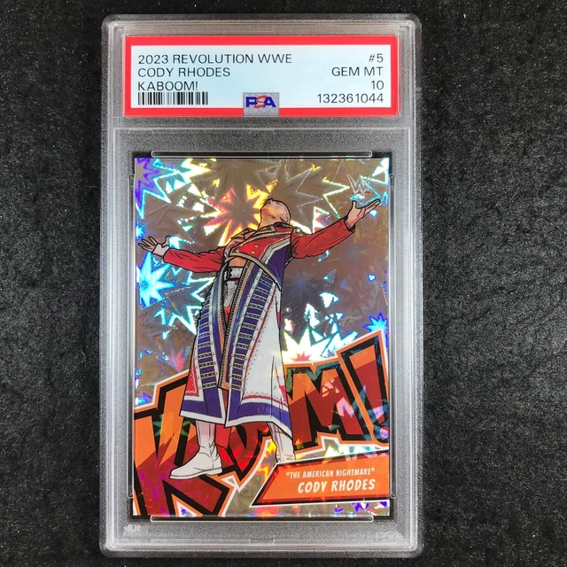 2023 Revolution WWE CODY RHODES Kaboom! SSP #5 PSA 10 (044)