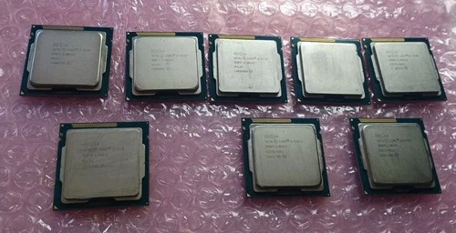 LOT of 8 i5 CPU~5x 3570 3.40GHz SR0T7~2x 3475S 2.9GHz SR0PP~1x 3470 3.2GHz SR0T8