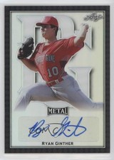 2020 Leaf Perfect Game All-American Classic Black 9/15 Ryan Ginther Auto nd3