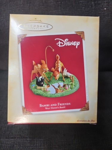 Hallmark Disney Bambi and Friends Andenken Ornament mit Box 2004