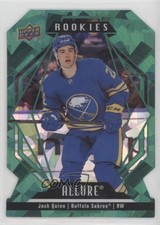 2022 Upper Deck Allure Rookies Green Rainbow Die-Cut 34/99 Jack Quinn #124 s5j