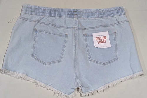 Pantalones cortos de mezclilla para mujer Celebrity rosa talla XXL nuevos - Imagen 6 de 7