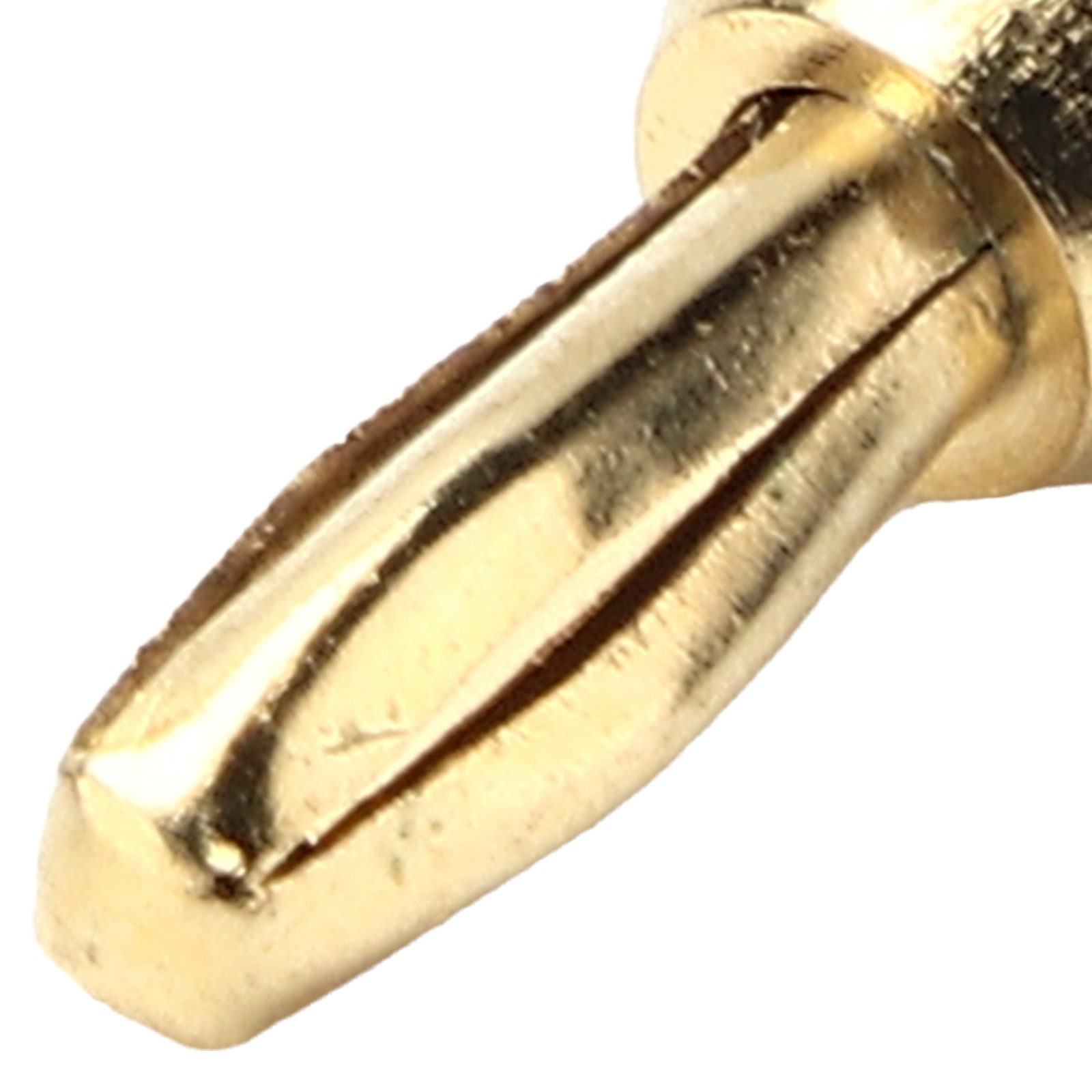 10Pcs Banana Plug 2.5mm Gold Plated Brass Solder Type Male Connector Accessory S