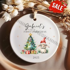 Personalized Baby's First Christmas Ornament, Baby's First Christmas Keepsake...