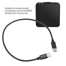 Type C to Type C Microphone Cable Connect Phone to Wireless Lapel Microphone