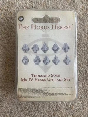 OOP Thousand Sons MkIV Heads 40k Space Marines Horus Heresy Forge World